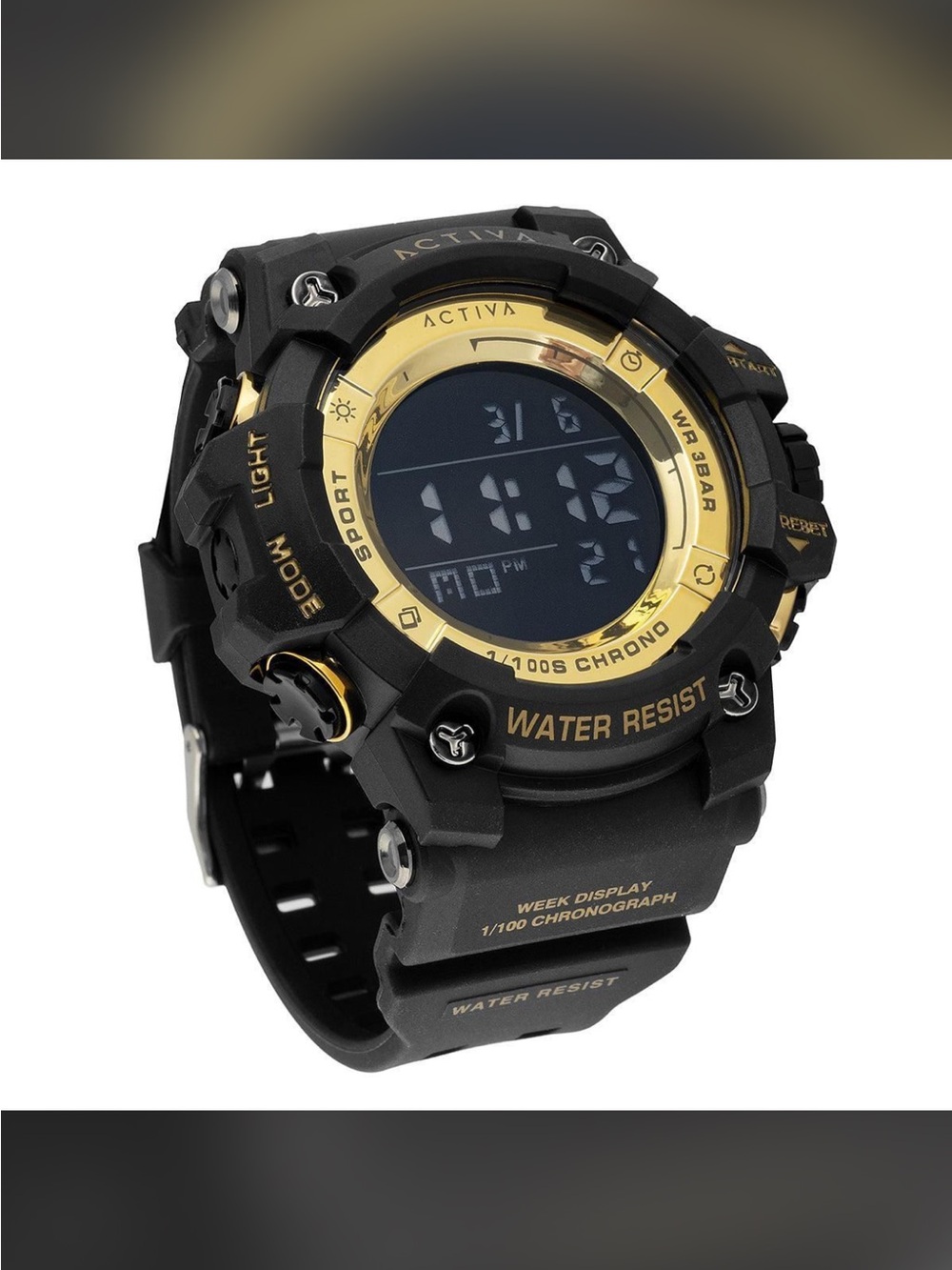 ACW8046-003 - Activa Sync X Invicta Men's Digital Watch - 50mm. Black